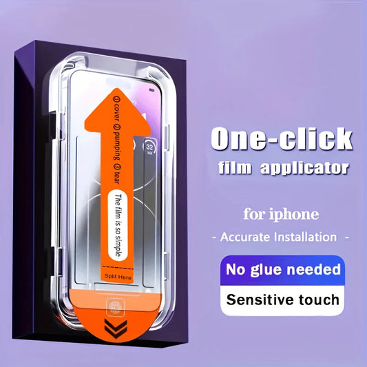 Protector de pantalla de vidrio templado para iPhone 16 15 14 13 12 11 17 Pro Max 16e Película protectora iPhone16 Pro Max XR X XS 7 8 16 Plus